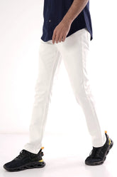 Men's Denim Pant (White)
